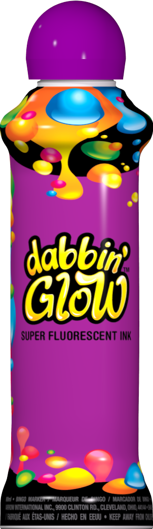 Purple Dabbin' Glow Ink