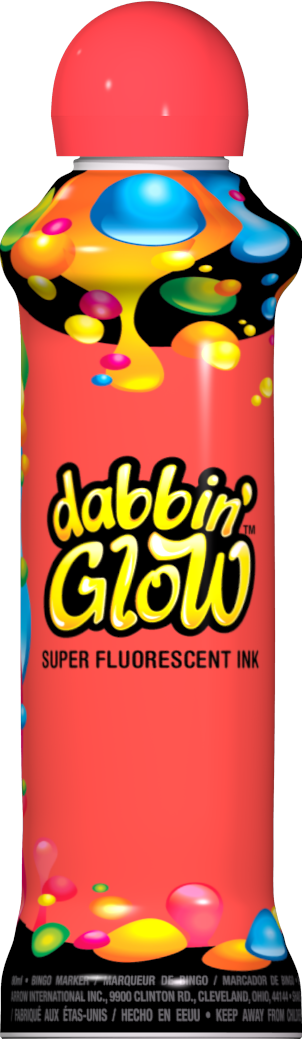 Red Dabbin' Glow Ink