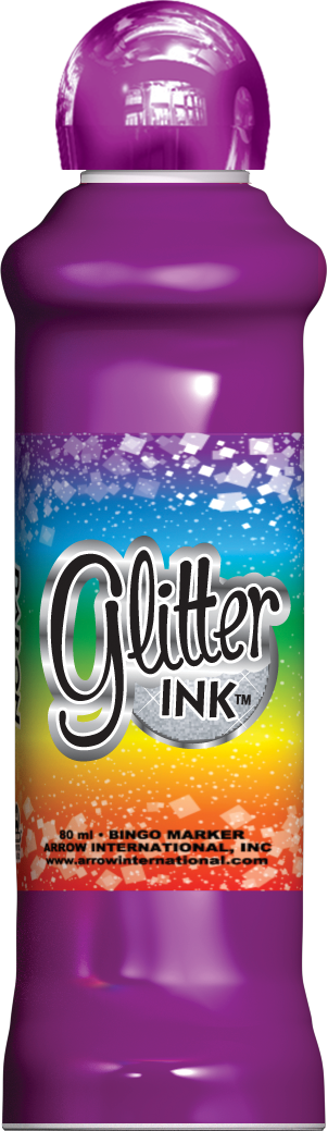 Purple Glitter Ink