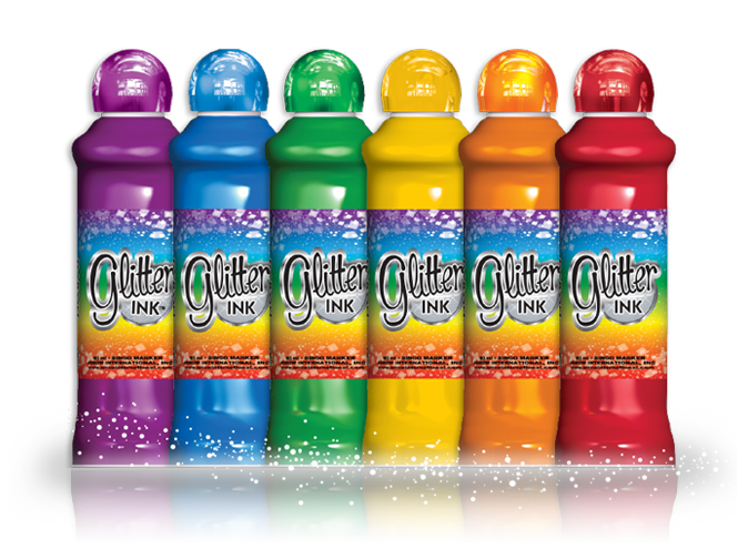 Glitter Bingo Ink Bottles