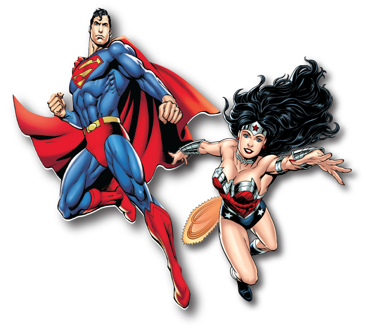 Wonder Woman and Superman